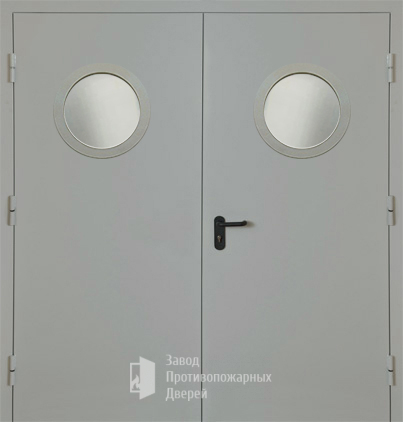 Фото двери «Двупольная с круглым стеклом EI-30» в Дзержинскому