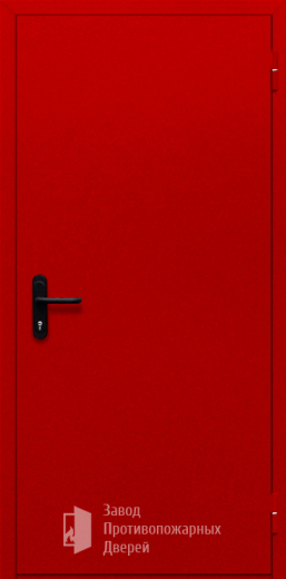 Фото двери «Однопольная глухая (красная)» в Дзержинскому