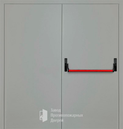 Фото двери «Двупольная глухая с антипаникой (2 створки) EI-30» в Дзержинскому