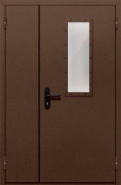 Фото двери «Полуторная со стеклом №28» в Дзержинскому