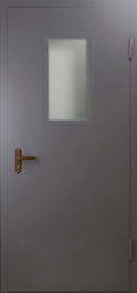 Фото двери «Техническая дверь №4 однопольная со стеклопакетом» в Дзержинскому