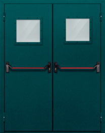Фото двери «Двупольная со стеклом и антипаникой №56» в Дзержинскому