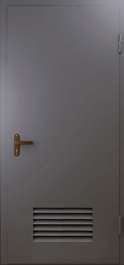 Фото двери «Техническая дверь №3 однопольная с вентиляционной решеткой» в Дзержинскому